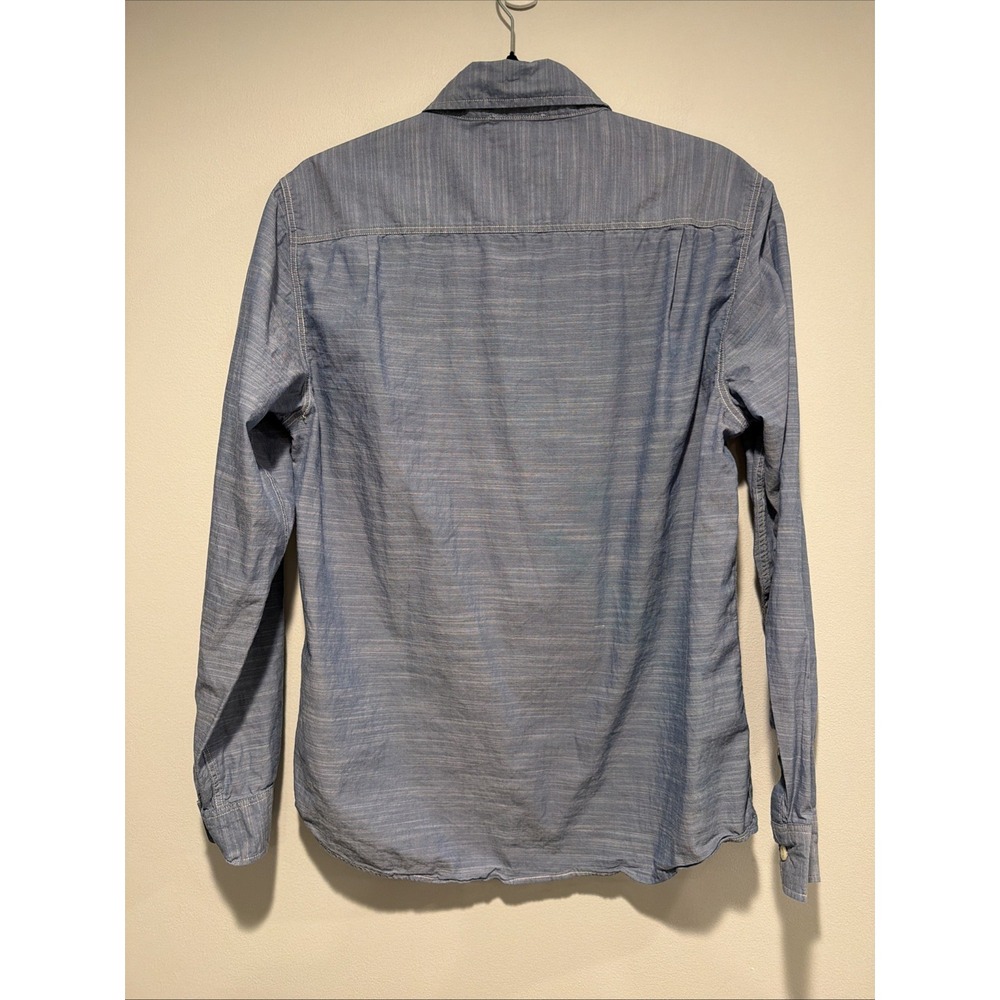 Disney Parks Grand Floridian Resort & Spa Blue Cotton Button Down Shirt Small - Picture 4 of 6